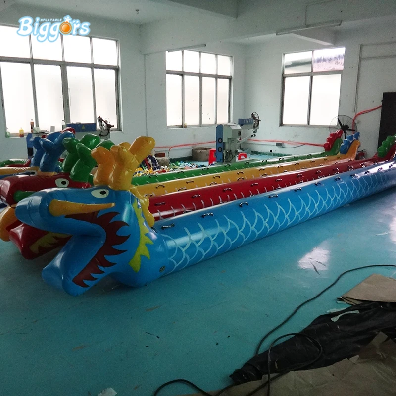 цены PVC material inflatable dragon boat for sale
