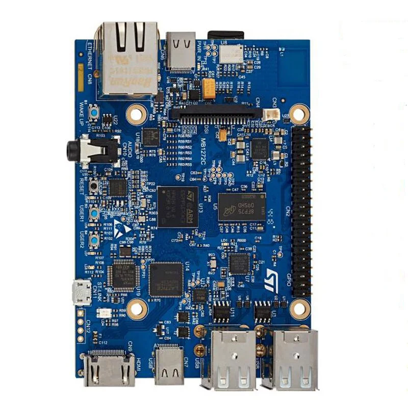1 шт. x STM32MP157A-DK1 плата обнаружения ARM с STM32MP157A MPU
