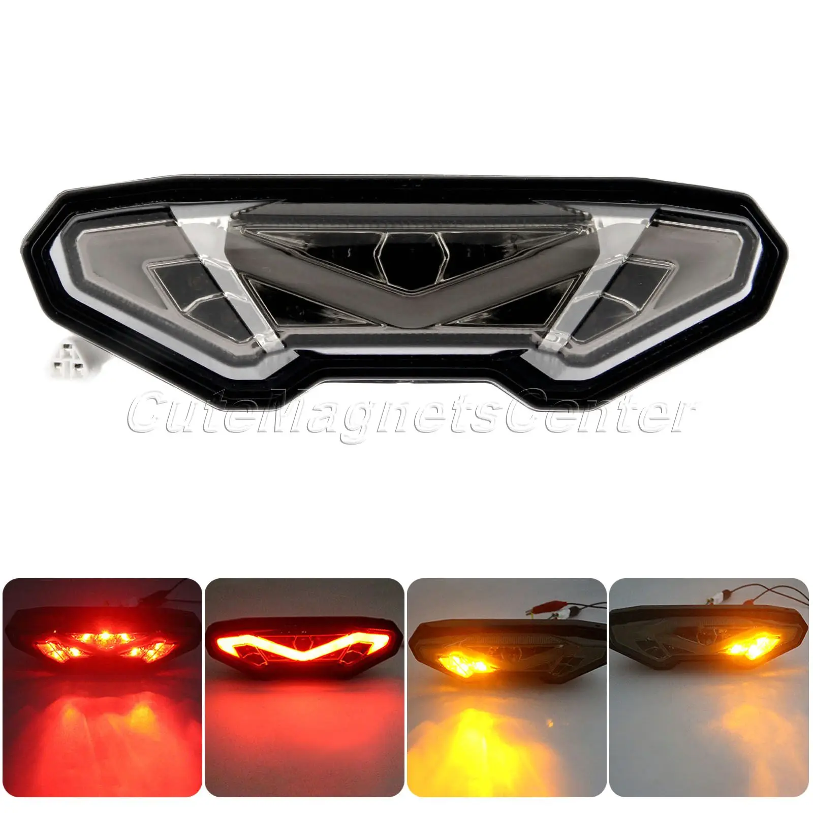 

mtsooning LED Motorcycle Tail Lights Rear Brake Taillights Turn Signal Lights High Quality For Yamaha MT09 FZ09 2014 2015 2016
