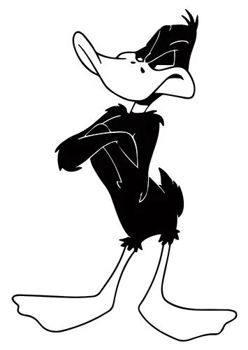 Для Даффи Дак #2 Наклейка Виниловая наклейка Warner Bros. Mel Blanc анимация значок