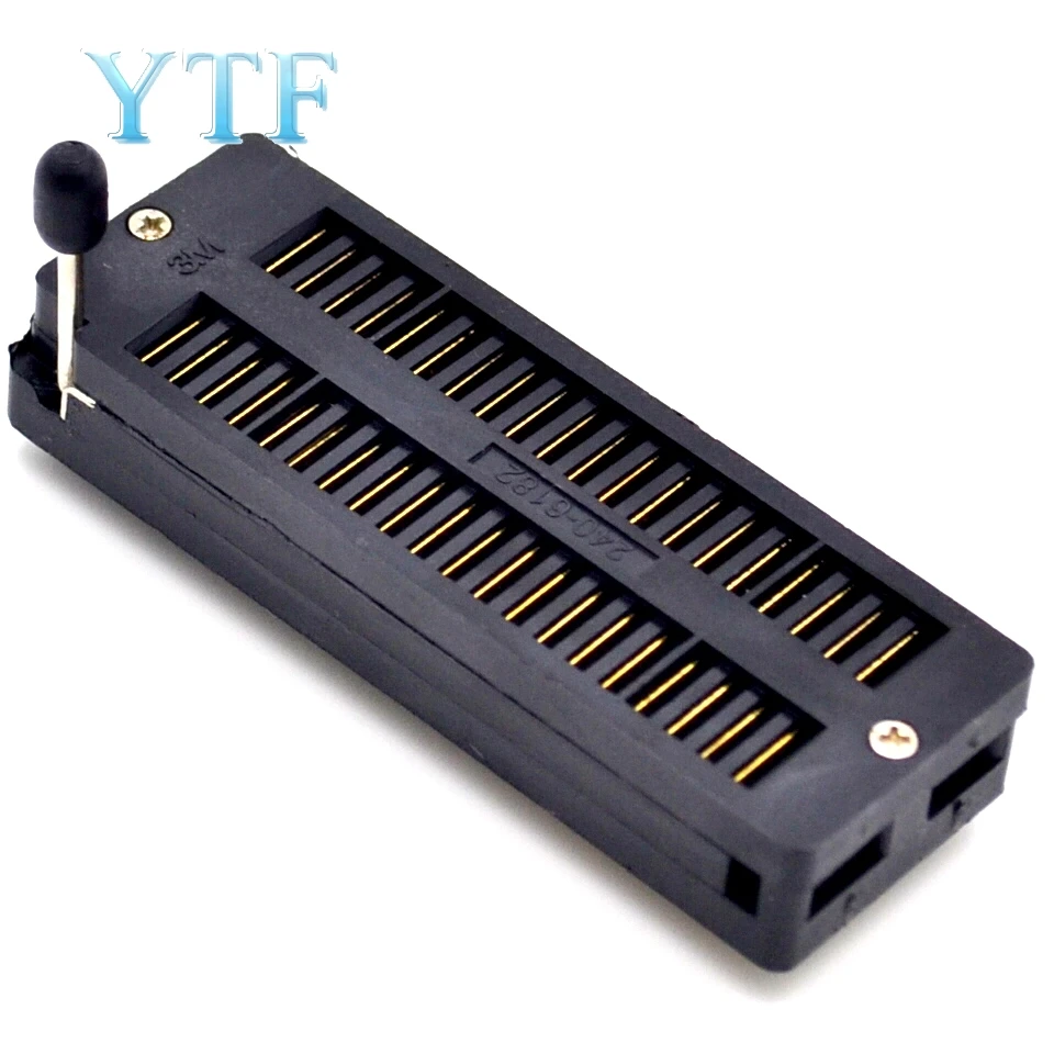 DIP 40 Pin 40Pin Универсальный ZIF IC розетка черный|Аксессуары для демонстрационных