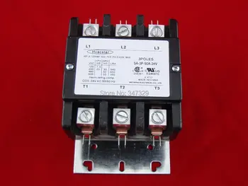 

Hvacstar SA-3P-90A-24V Definite Purpose Contactor 3Poles 90FLA 24V AC Coil , DP Contactor, Air Conditioner Contactor