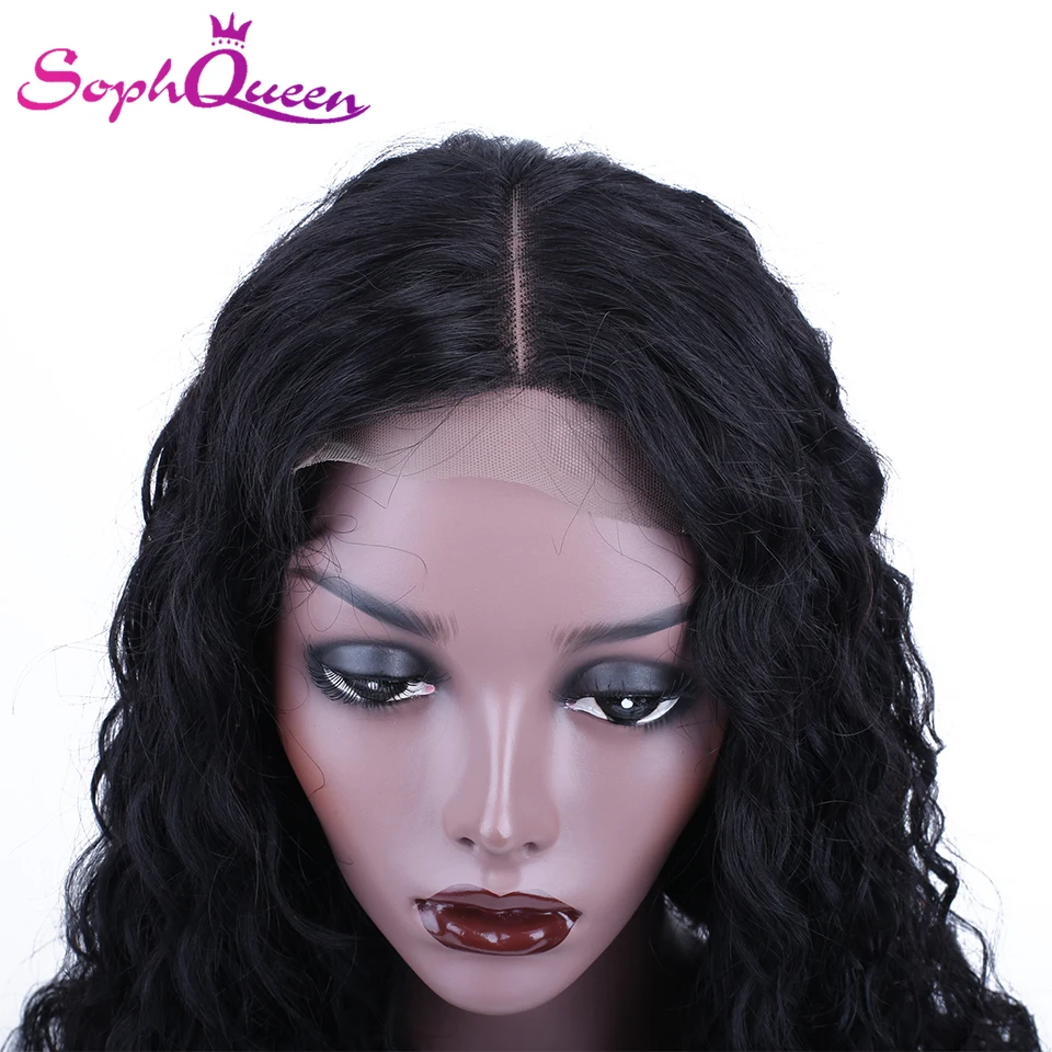 Soph queen Lace Closure человеческие волосы парики глубокая волна бразильские волосы remy 4*4 парики на шнурках человеческие волосы парики для черных женщин