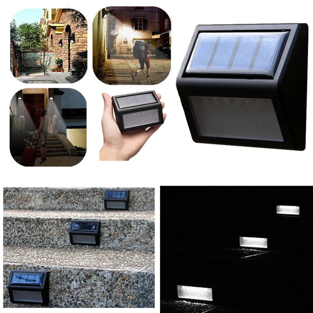 Promotion! New Arrival 6 LED Solar Power PIR Motion Sensor Wall Light Outdoor Garden Lamp Waterproof BZ