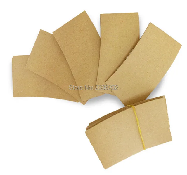 craft corrugated paper sleeves for 12oz 16oz paper cup cover craft