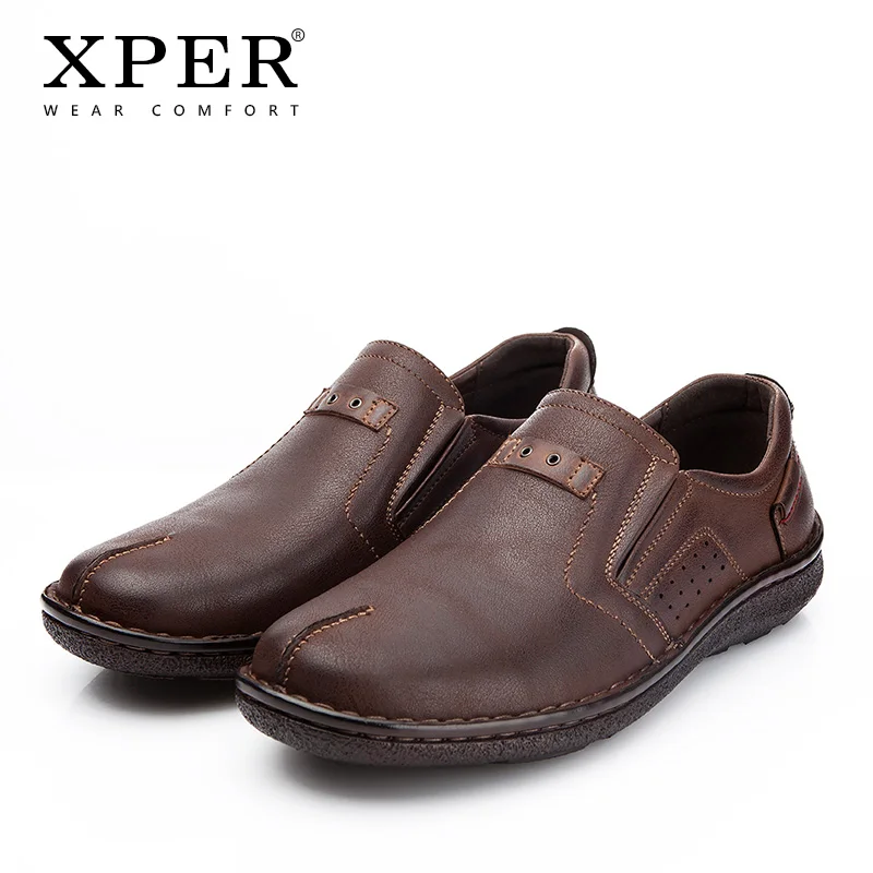 XPER/Брендовые мужские лоферы сезон весна-лето модная мужская обувь на плоской