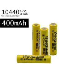 100 шт./лот kingwei 10440(AAA) Батарея 3,7 в литий-ионные литиевые батареи 400 мАч аккумуляторная батарея Bateria