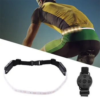 

YWXLight Rechargeable Riding LED Light Bar Multi-function Wireless Remote Control Night Running Belt Safety Light LED Waistbelt