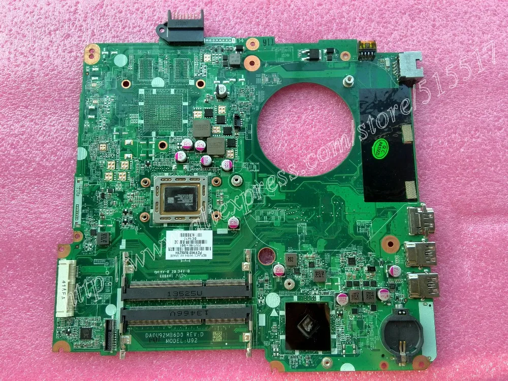 Working perfect For HP Pavilion15-N 15N Series Laptop Motherboard 737140-501 737140-001 DA0U92MB6D0 Rev D Mainboard A8-4555M CPU wholesale new 734826 501 734826 001 laptop notebook motherboard for hp pavilion touchsmart 15 15 n a4 5000m series
