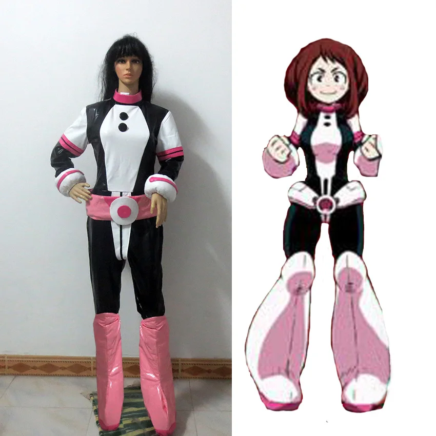 Boku без герой Академии AsuiTsuyu Yaoyorozu Момо битва костюмы мой OCHACO URARAKA Карнавальный