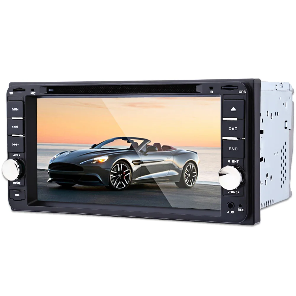 

7 inch Car DVD Player 12V Auto Video Remote Control Intelligent Reversing Camera GPS Navigation Function