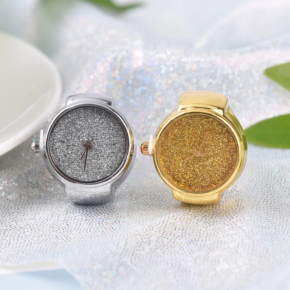 

Watch Creative Steel Cool Elastic Quartz Finger Ring Watch For Women Stretch Quartz Finger Watches Rings Unisex Gifts