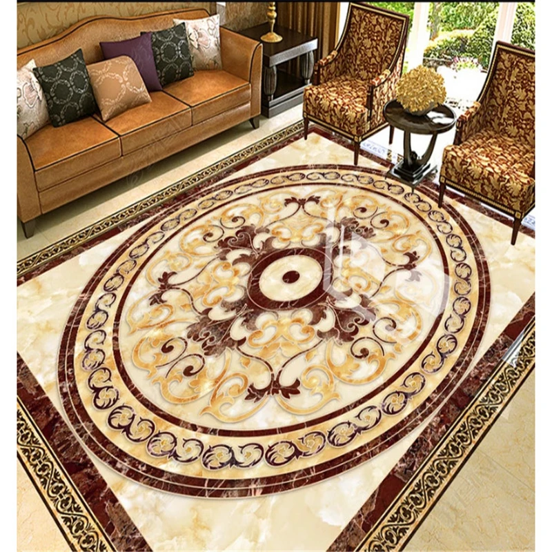 beibehang Ultra high-definition atmosphere fashion waterproof pvc papel de parede wallpaper simple European stone parquet floor