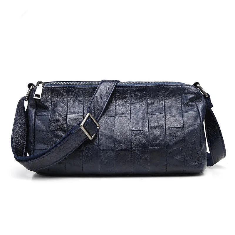 

100% Genuine Leather Vintage Women Handbags Nature Cow Leather Casual Shouler Bags Female Purses Ladies Crossbody Messenger Bag