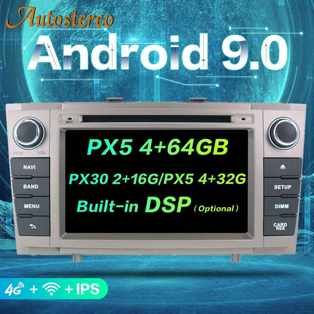 Cheap Android 9.0 Car DVD Player Autoradio for Toyota Avensis T27 2009-2015 GPS Navigation multimedia headunit radio tape recorder IPS 0