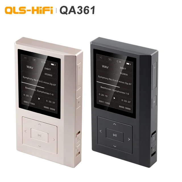 $799.99 QLS QA361 HiFi Lossless Pure Sound DSD hard code Music Player MP3 Dual Femtosecond Clock AK4495SEQ DAC chips 6*OPA1622 3800mAH