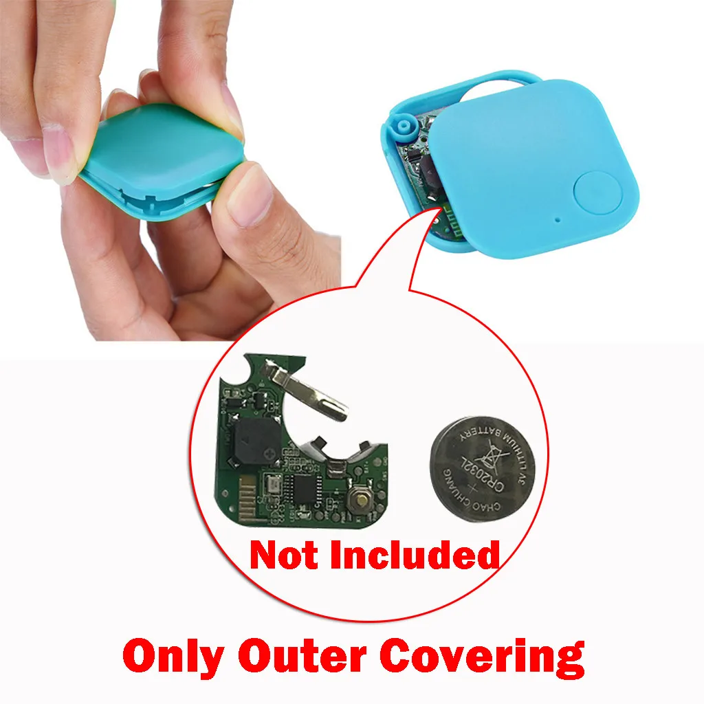 

Car Motor Smart Mini Bluetooth GPS Tracker Kids Pets Wallet Keys Alarm Locator Realtime Finder Device Only Outer shell Cover