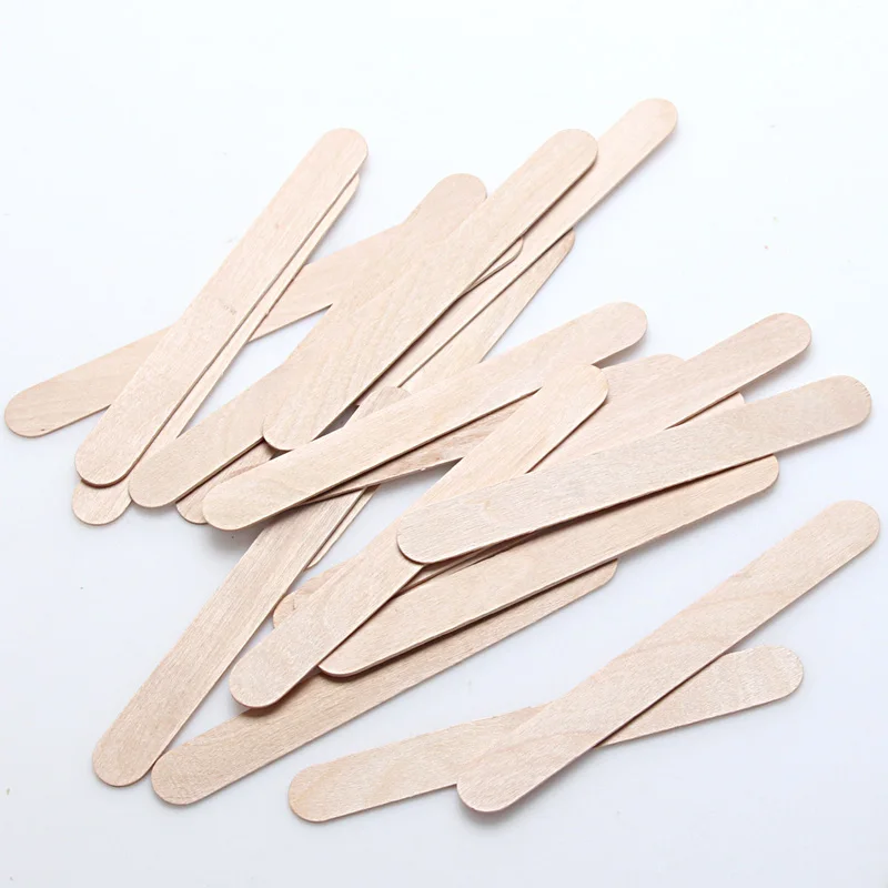 500X деревянный вощеный шпатель для воска языка одноразовый бамбуковый набор палочек для удаления крема маска для лица Татуировка воск медицинский деревянный