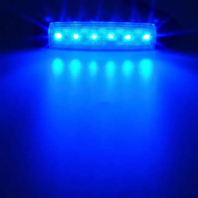 Us 6 47 28 Off Waterproof Boat Marine Led Light Courtesy Utility Strips 12v Blue White Boat Interior Led Lights In Led Underwater Lights From