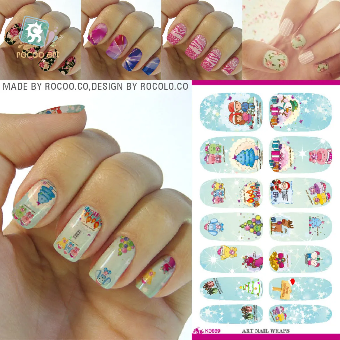 Sanrio My Melody Erfly Nail Art Stickers Ad 2443867 Nail Art Gallery My Melody Photos