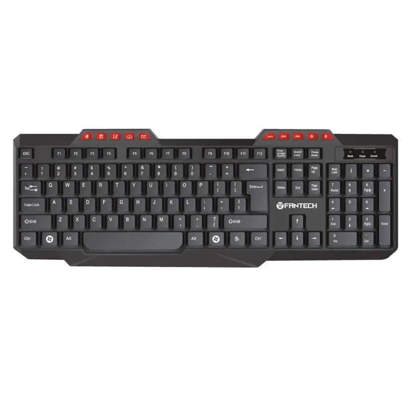 

FANTECH K612 Professional Wired 104 Keys 9 Colors Backlight Game Waterproof Keyboard 18May22 Drop Ship F