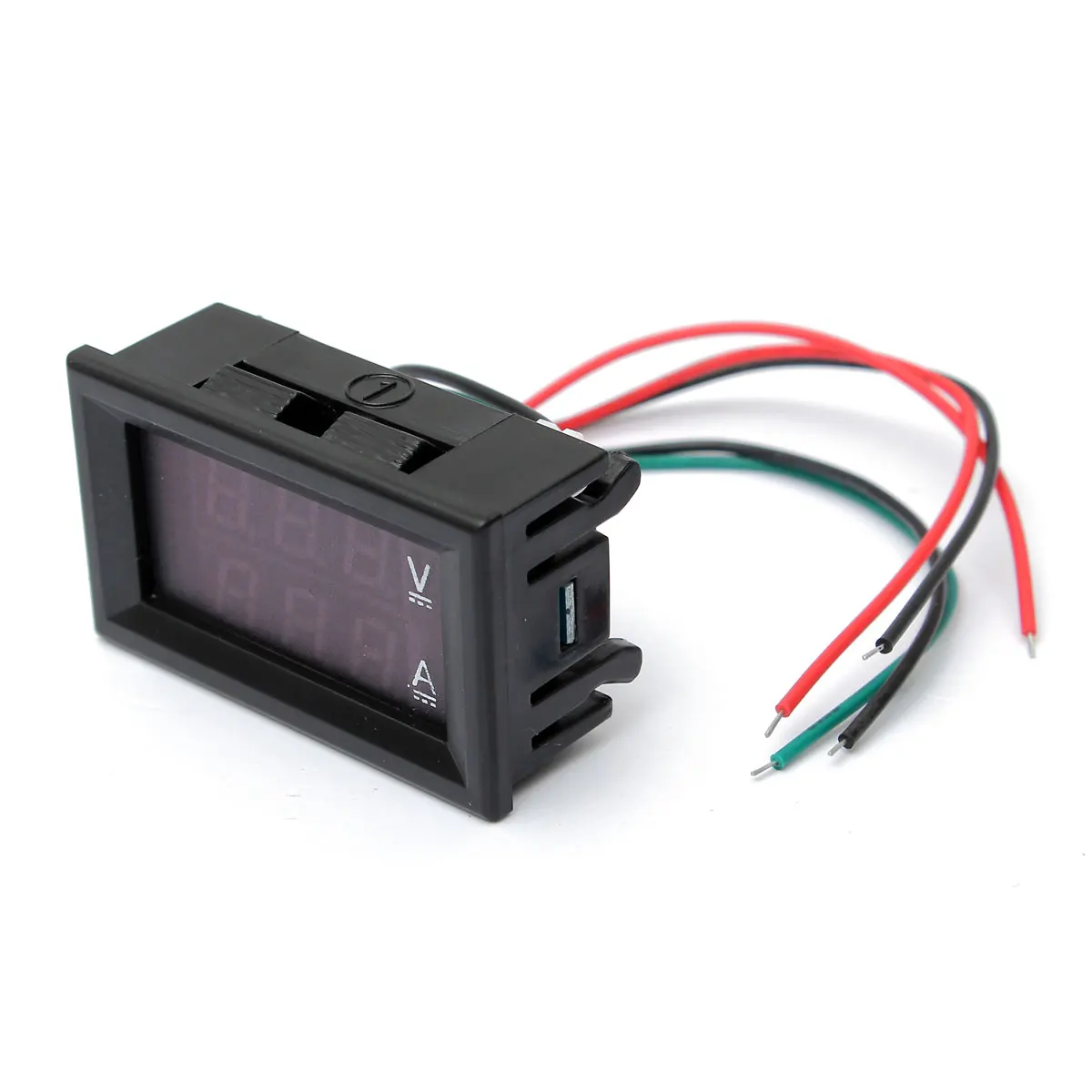 

1A 2A 5A 10A 50A 100A 0.28 Inch Dual Display Red Blue LED Panel 4.5-30V Digital Voltmeter Ammeter 1-100A