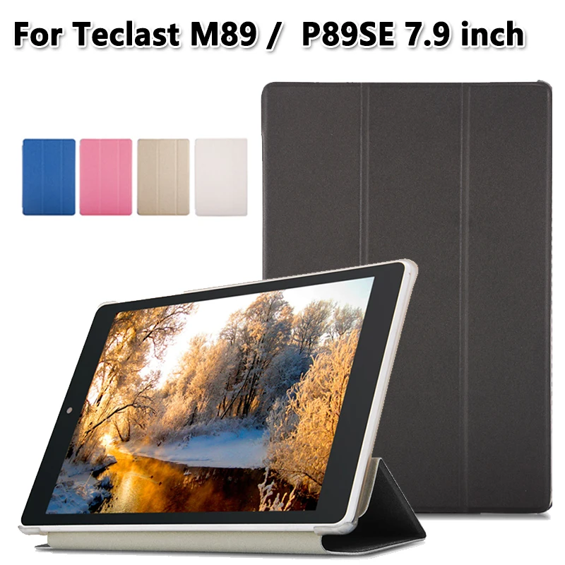 Новейший Ультратонкий чехол для 2018 Teclast M89 m89 pro 7 9 &quotTablet PC Модный P89SE защитный + 2 шт.