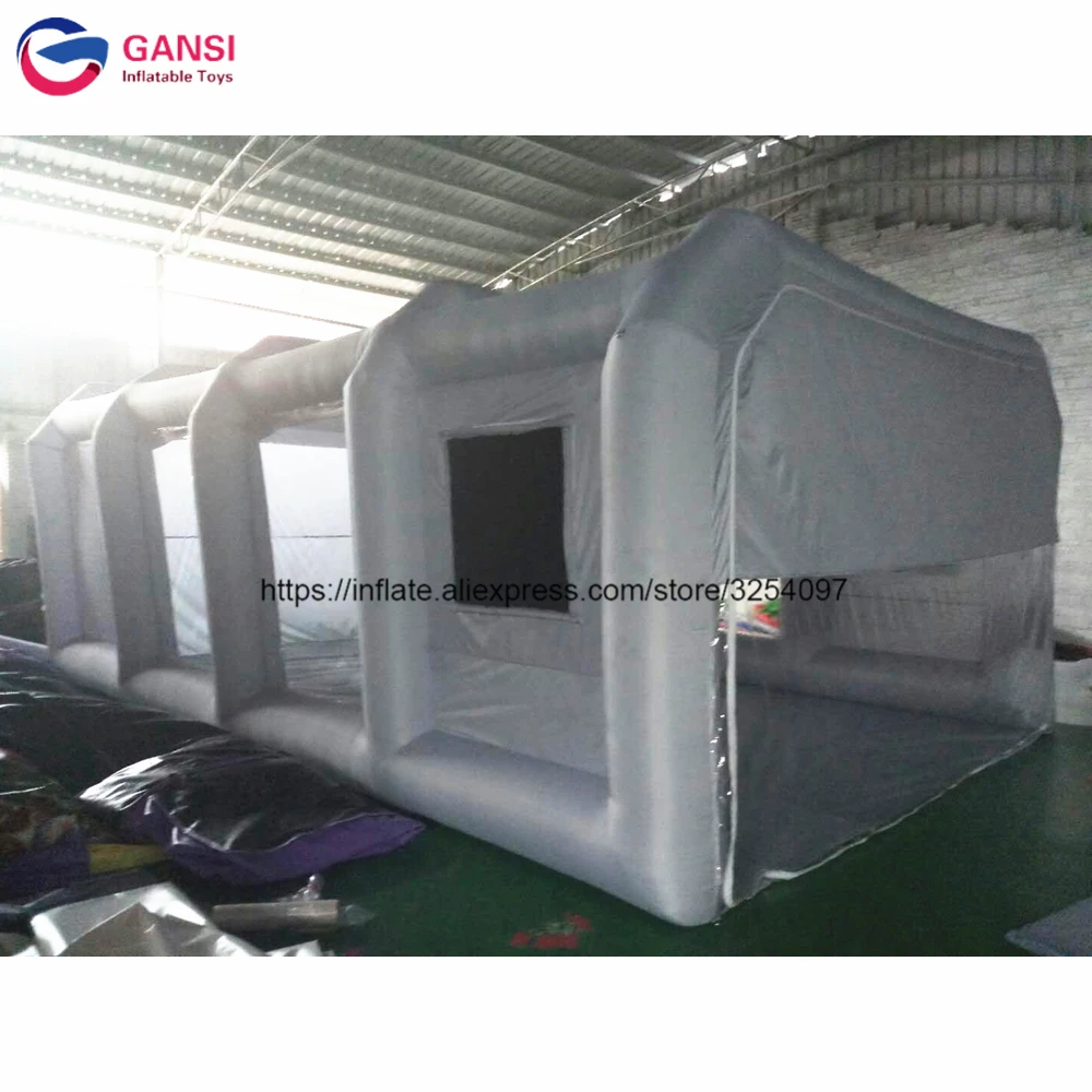  9x4x3m inflatable spray cabin vehicle booth car spraying room inflatable paint booth for cars