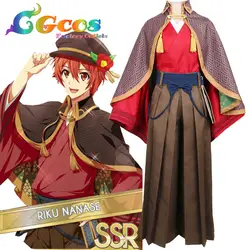 CGCOS Бесплатная доставка костюм для косплея IDOLiSH7 Riku Nanase SSR костюм для Хэллоуина и Рождества вечерние высокого качества Аниме игры