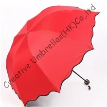 2 раза черное покрытие, солнцезащитный крем, UPF> 50+, зонтик, 8 К ребра, три раза, руку открыть зонтики, ветрозащитный, черный, карман зонтик