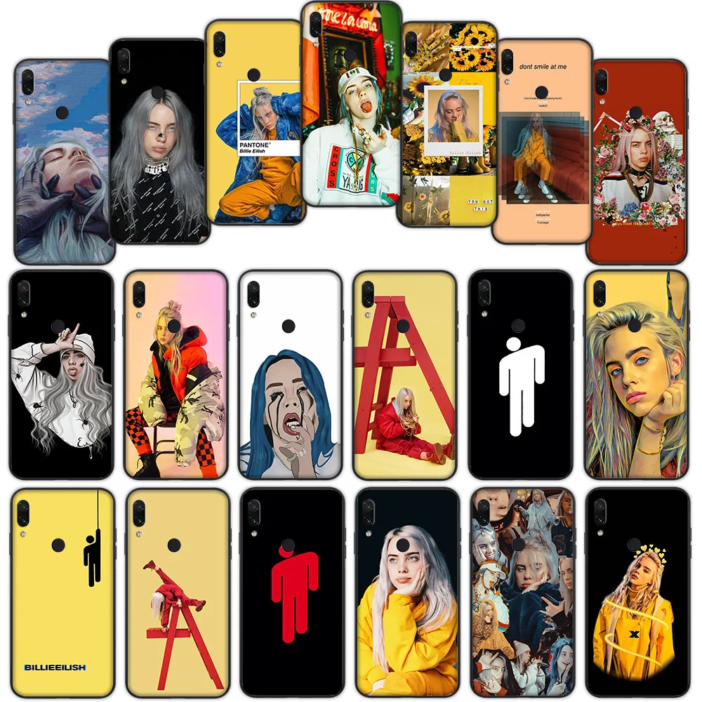 

Billie eilish rainbow Ocean Eyes Soft Cover Case for Xiaomi Redmi Note 7 4 4X 6 Pro 5 Plus 5A 6A Go S2