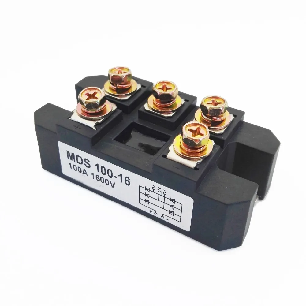 

1pcs MDS100A 3-Phase Diode Bridge Rectifier 100A Amp 1600V