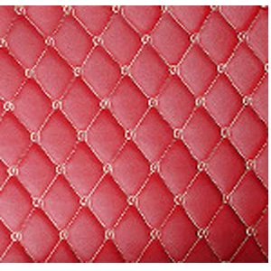 lsrtw2017 luxury leather car floor mat for audi q7 sq7 7 seats 3 rows mat carpet rug interior styling - Название цвета: wine red