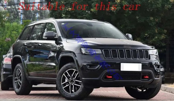 Для Jeep Grand Cherokee автомобильный Стайлинг Аксессуары покрытый подлокотник коробка задняя вентиляционная рамка накладка