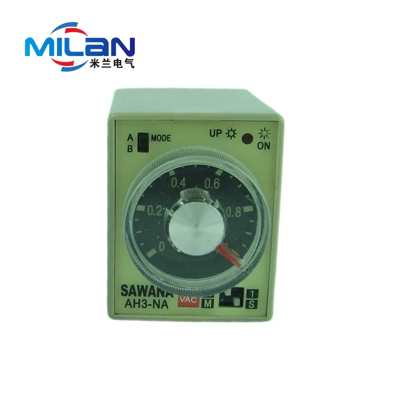 

1pcs AH3-NA Power On Delay timer time relay DPDT 8 Pins