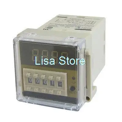 

DH48J-A 1-9999 (x1,x10,x100) Digital Counter Relay 8 Pins AC 85-245V