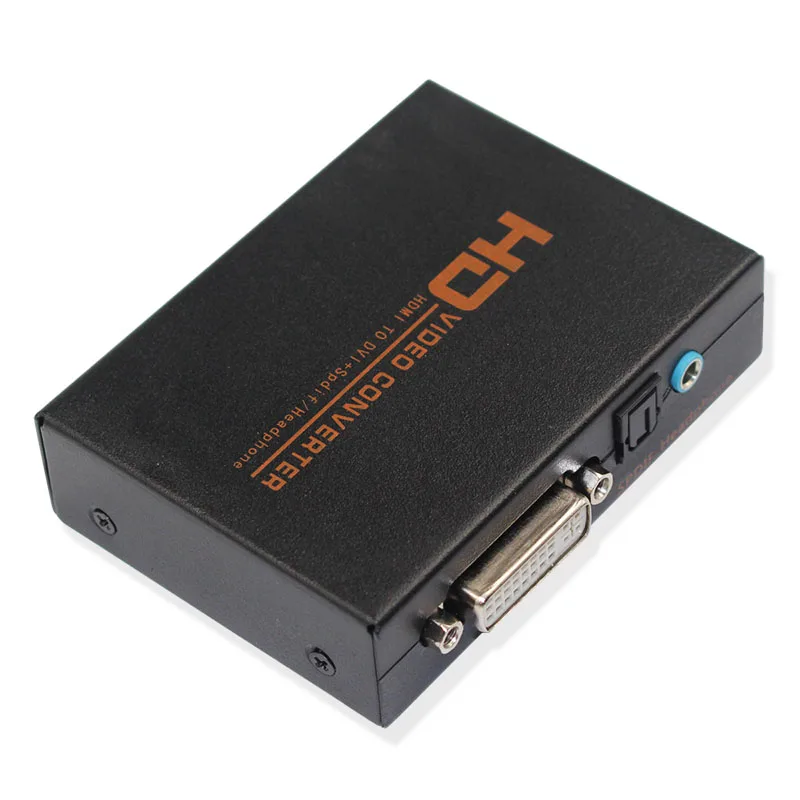 Адаптер преобразователя HDMI DVI с оптическим выходом и аудиоразъемом 3 5 мм для HD ТВ