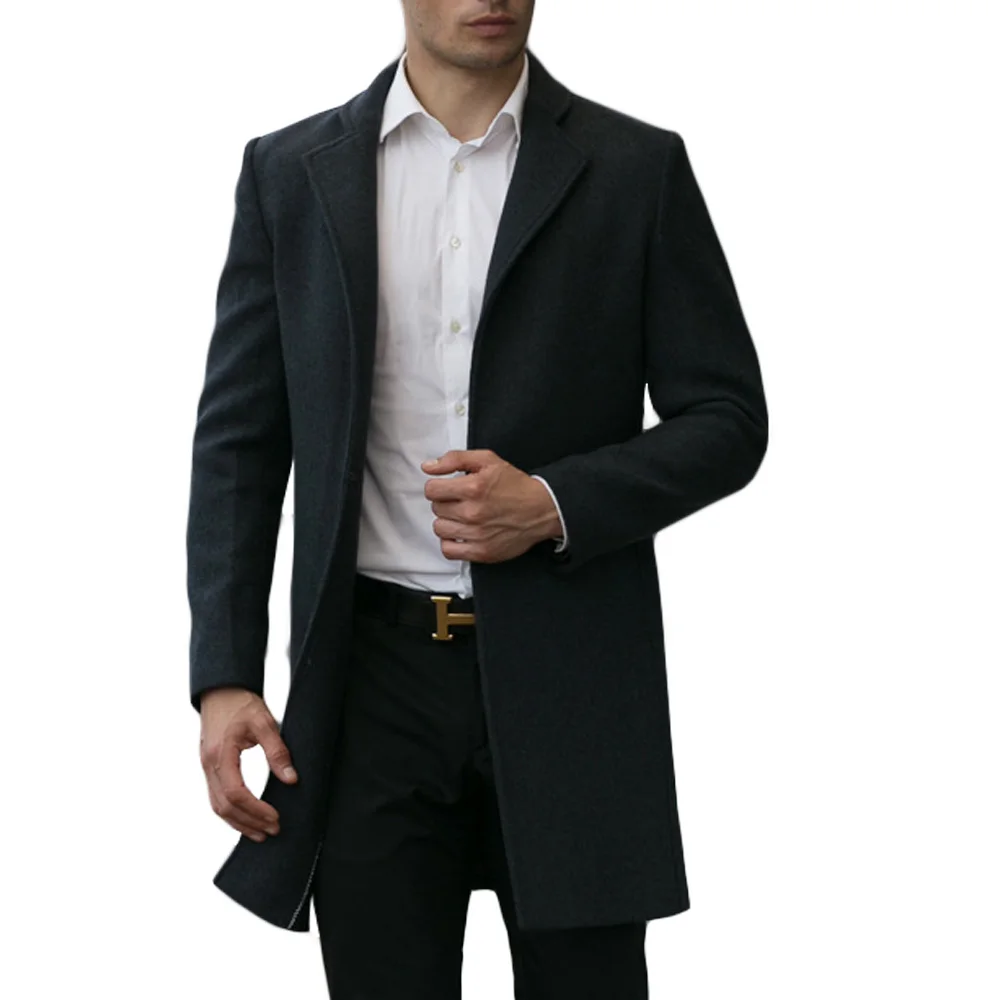 tailor made Autumn Winter Men's Wool Jackets Autumn Winter Brand Men