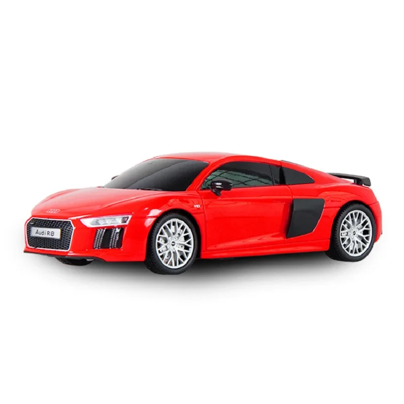 1:18 2,4G Audi R8 V10 GT высокоскоростная Радиоуправляемая машина, игрушка, высокая моделирования, устойчивая к падению, детская машина - Цвет: red