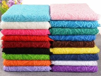 

10Yards/lot Width 15cm 21 Colors Can Choose Elastic Lace Fabric,DIY Garment Accessories,Sewing Swiss Trim Wedding Lace RS536