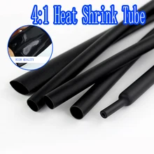 1Meter Clear double-wall heat shrink tubing 12mm 4:1 adhesive tube waterproof