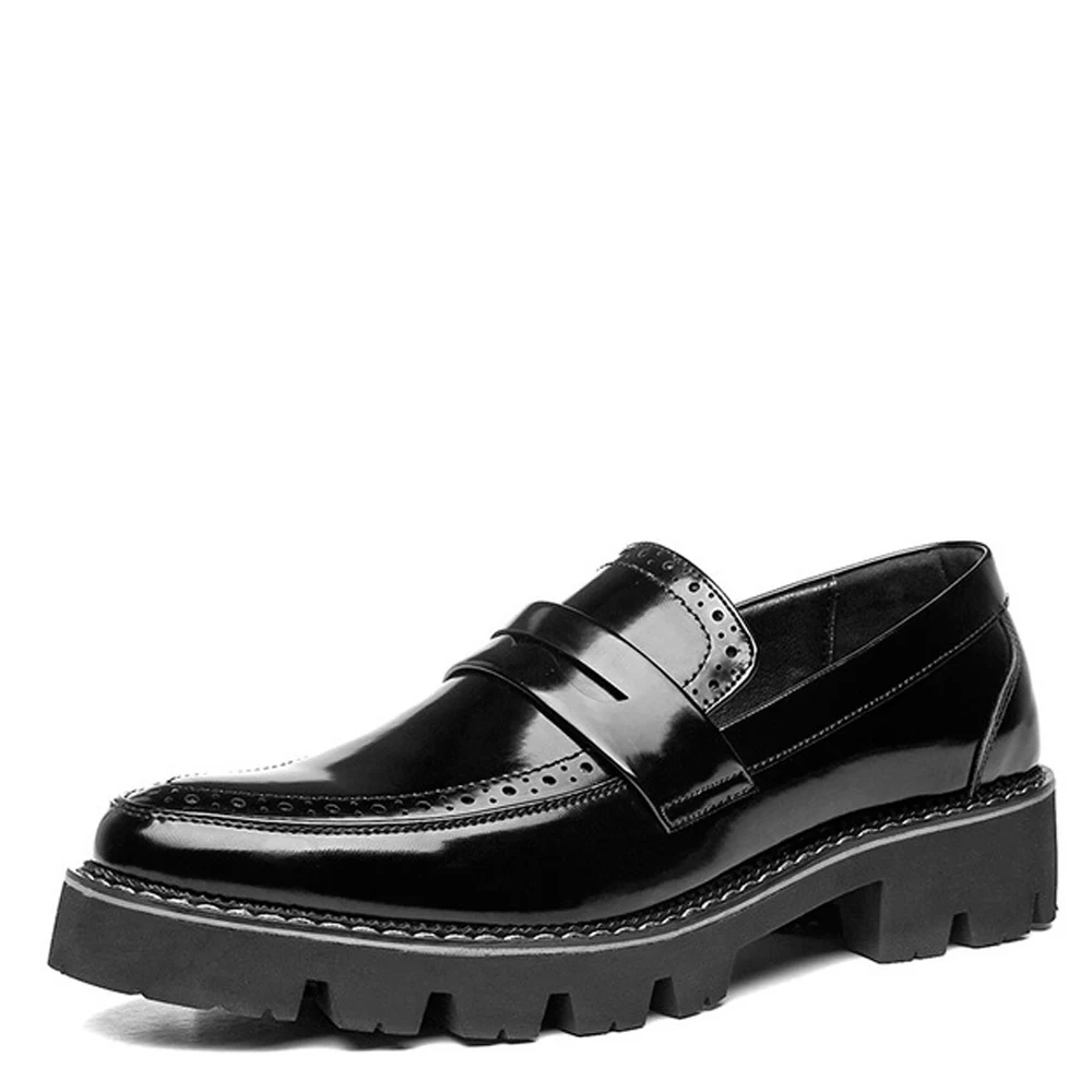 Qffaz Chaussures Hommes Appartements Up Verni On En Mode Oxford Pour Mocassins Cuir 2018 Black Black De Slip slip Silver Conduite lace Nouvelle Black Silver Mariage lace Casual UGqMVzSp
