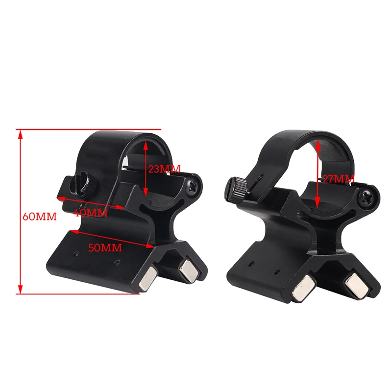 Magnetic X Weapon Mount for 1 Inch Flashlights Torch Bracket Scope Mount (8)
