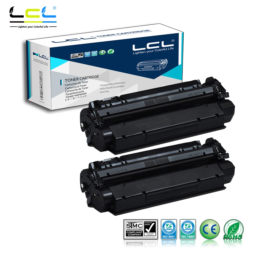 

LCL 13A Q2613A 2613A Q2613 Q 2613 A (2-Pack Black) 2500 pages Laser Toner Cartridge Compatible for HP LaserJet 1300/1300N/1300XI