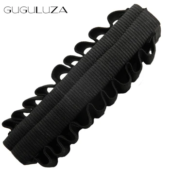 

GUGULUZA Black Double Side 9 shells Gear Rear Stock Bullet Band Holds (9+9) 18shells Elastic Loop Buttstock Ammo Pouch