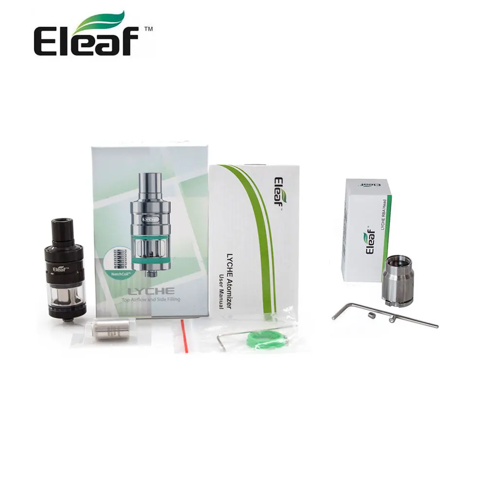 eleaf Lyche RBA атомайзер 4 мл емкость нижняя сторона наполнение vape танк электронная сигарета атомайзер танк