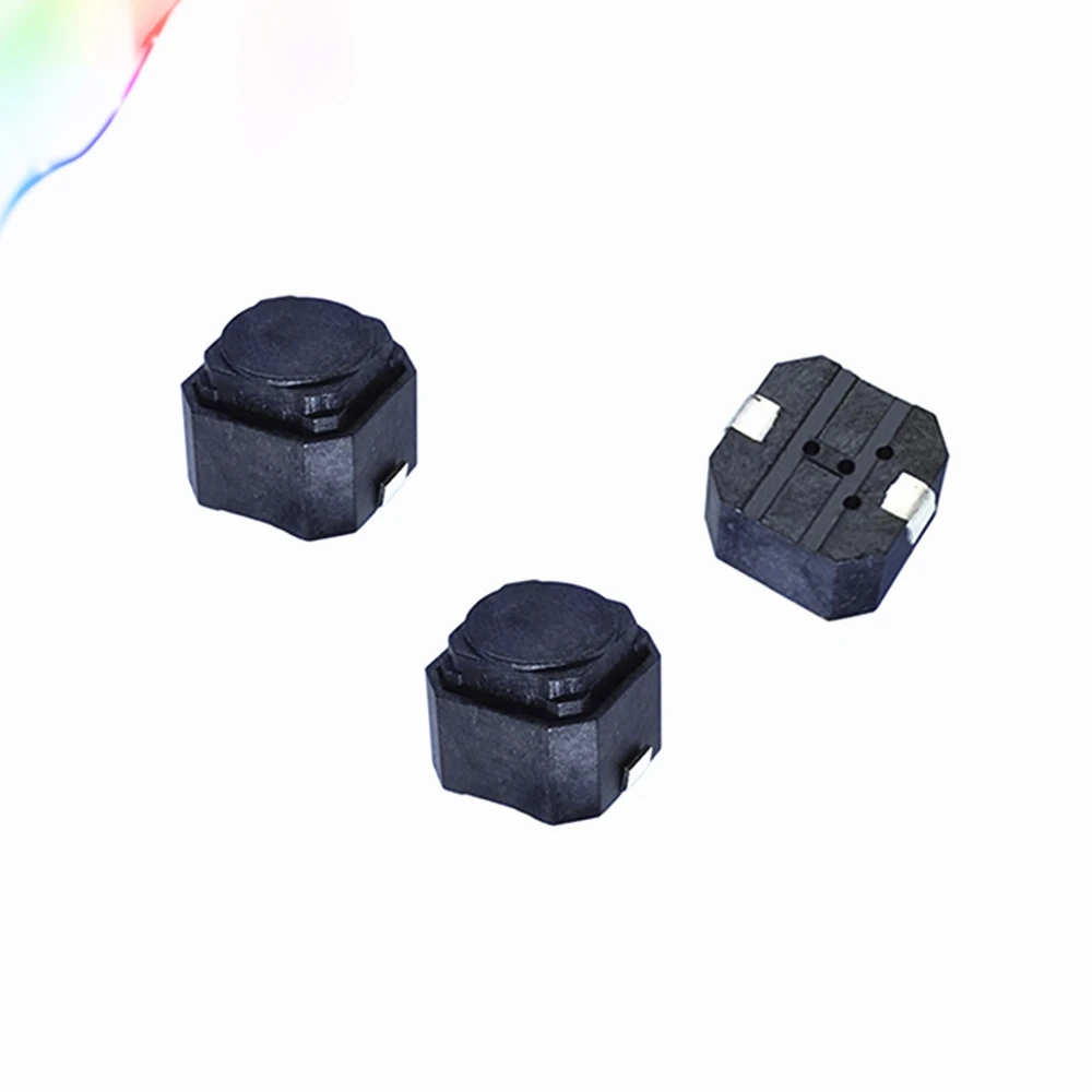 50pcs Free shopping 6*6*5 SMD silicone silent touch switch button mute Hot wholesale free shipping |