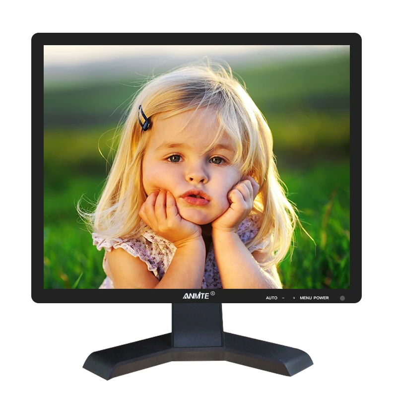 Anmite 19 дюймовый ЖК дисплей со светодиодной технологией монитора ПК BNC HDMI