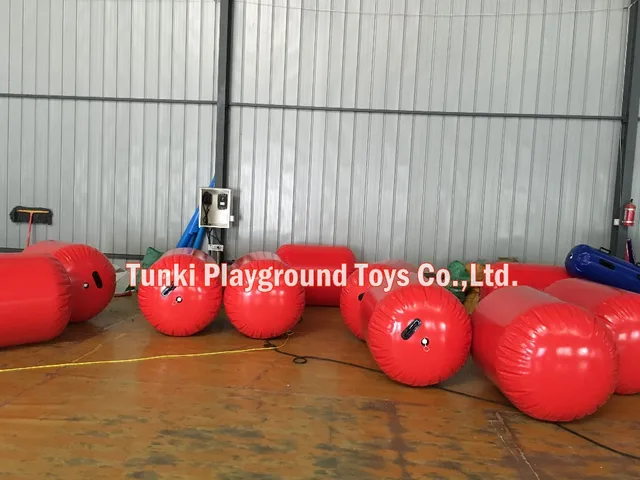US $95.00 100*80cm Customized inflatable air roller/Fitness tube