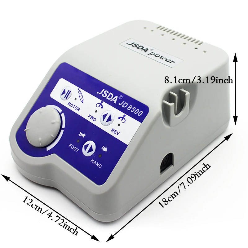 Профессиональная 65 Вт 35000 об/мин Jsda электрическая машинка для маникюра, педикюра, полировальная машина для маникюра, 220 В